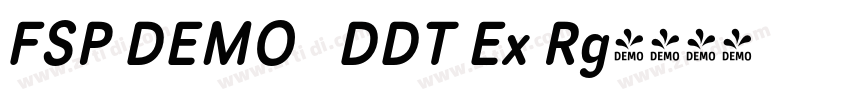 FSP DEMO   DDT Ex Rg字体转换